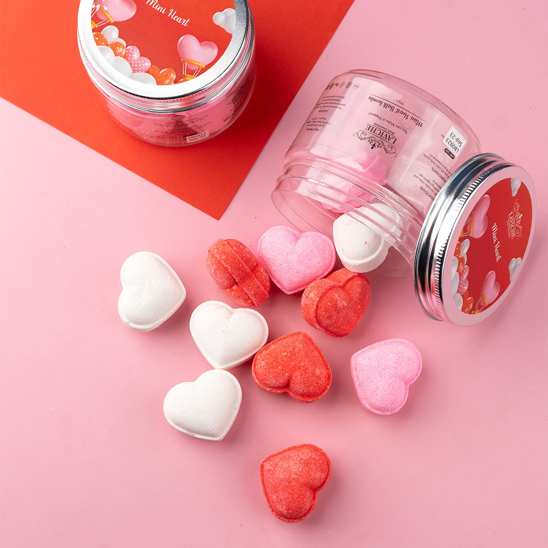 Mini Heart Bath Bombs