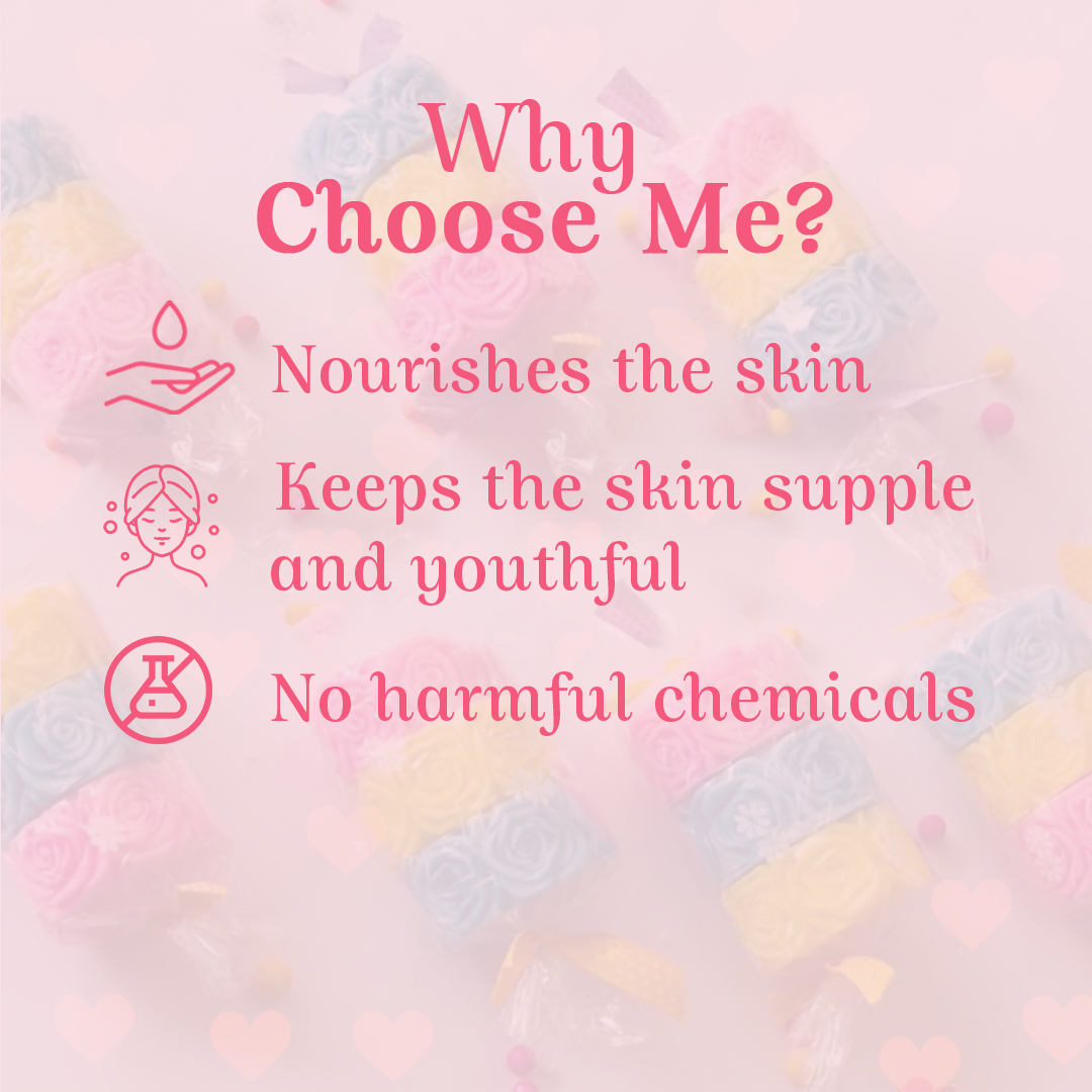 Heart Rose Soap Combo