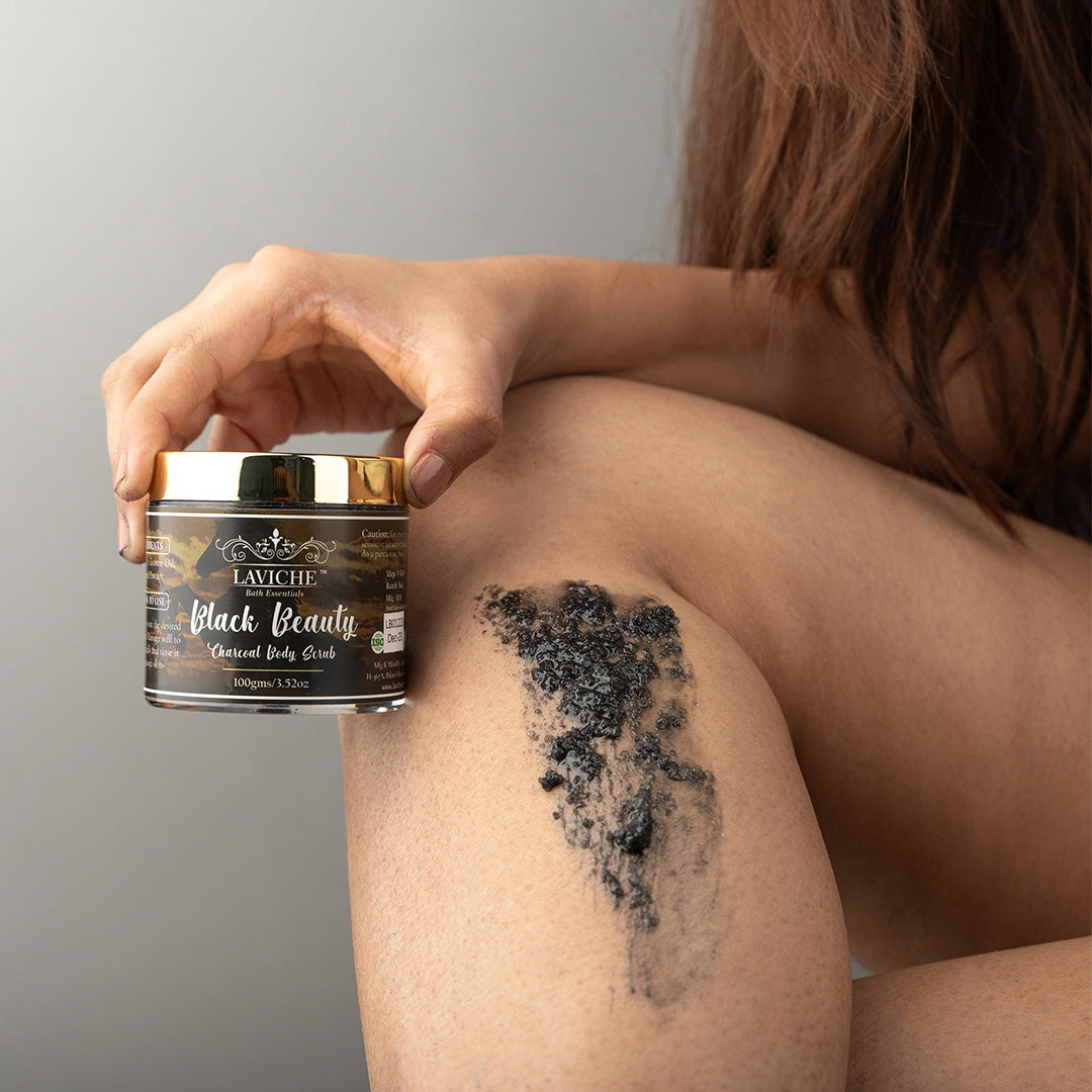 "Black Beauty" Charcoal Body Scrub