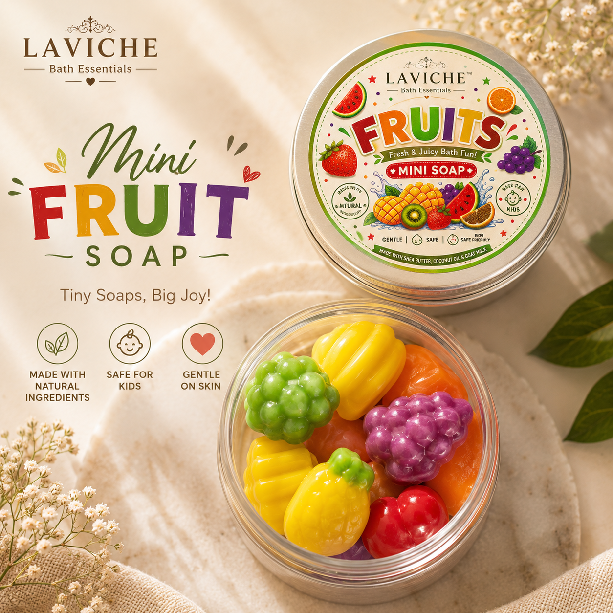 Mini Fruit Soap
