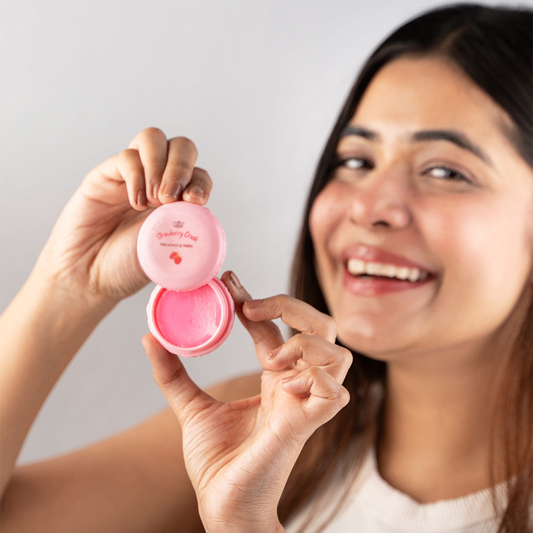 Strawberry Macaron Lip Balm