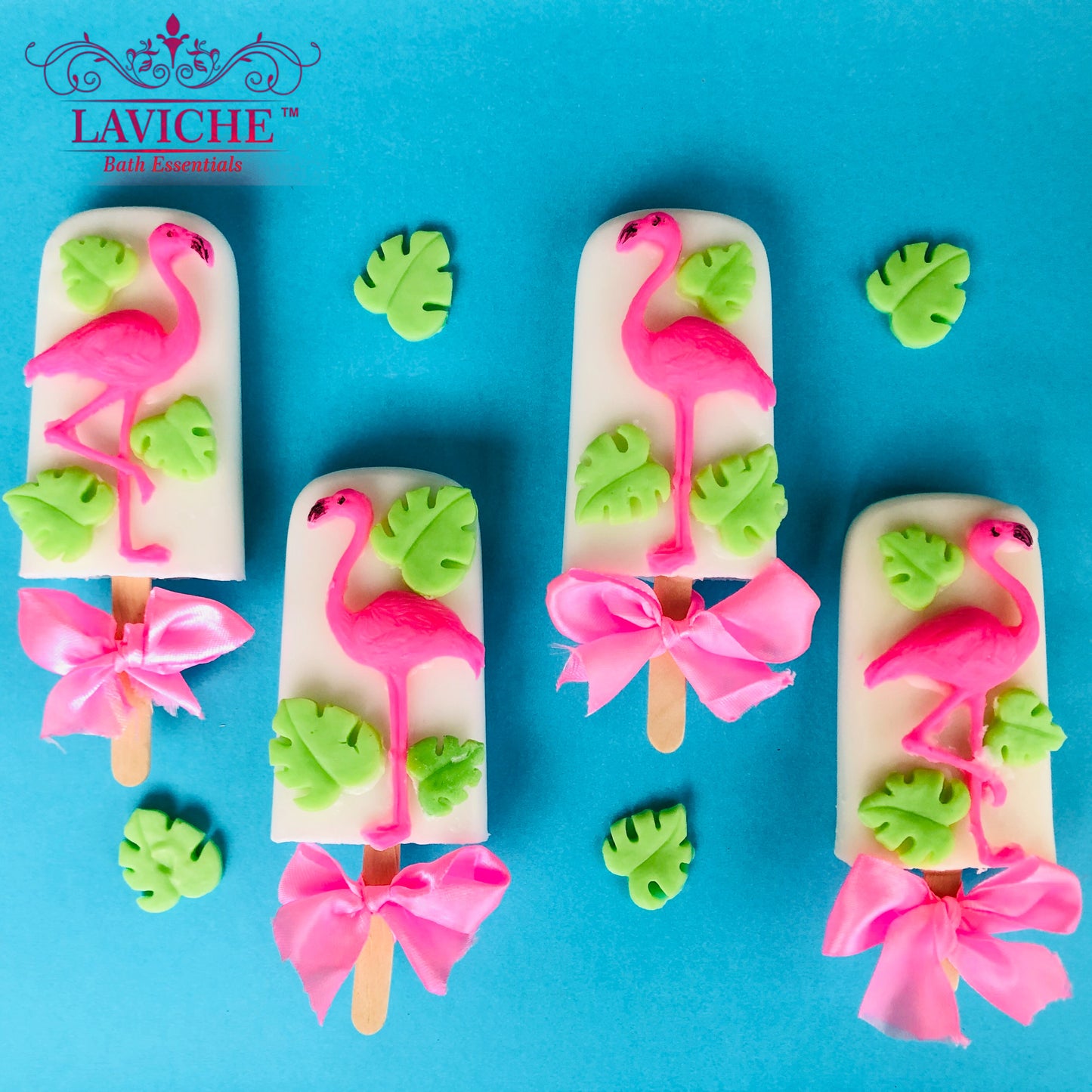 Flamingo popsicle