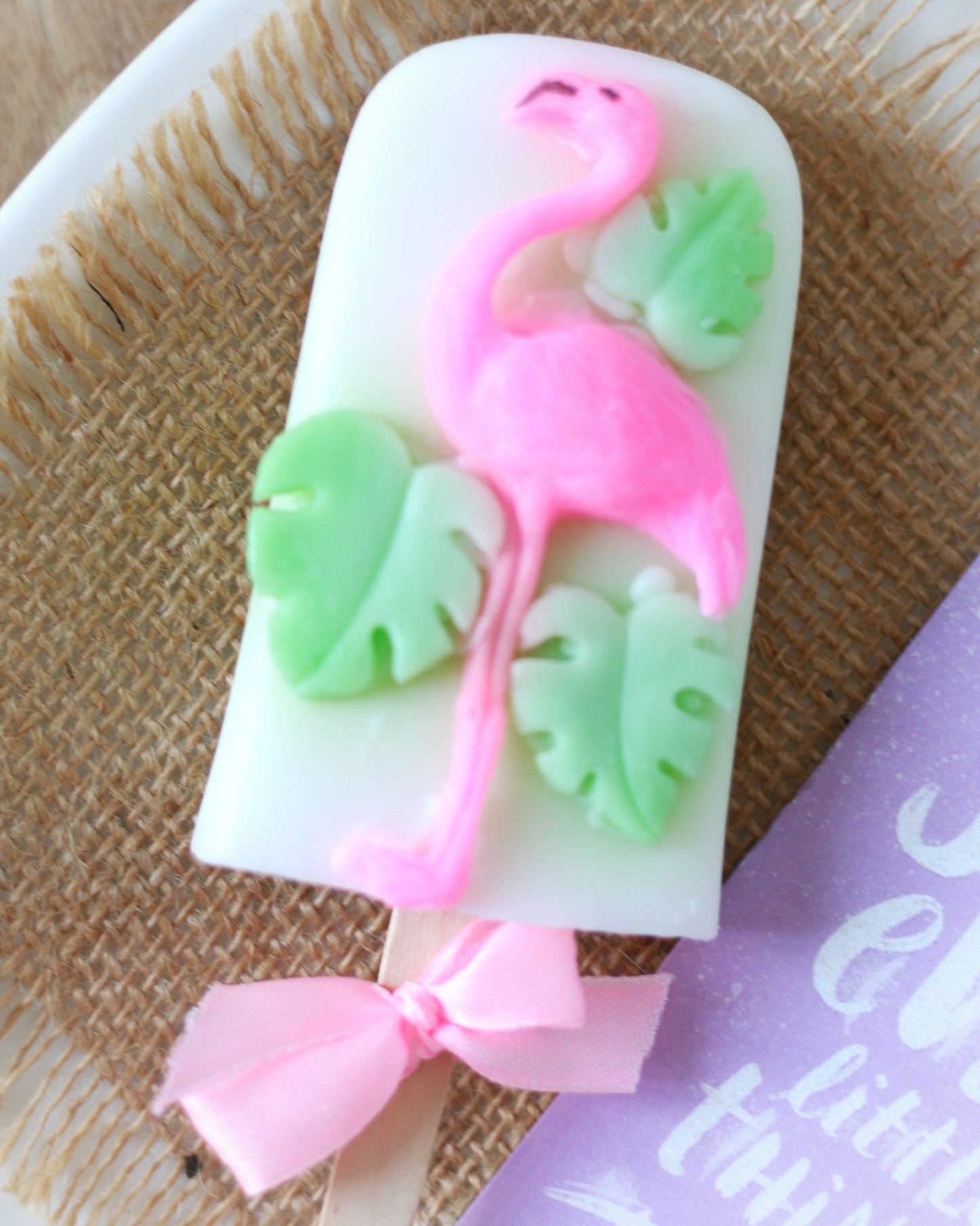 Flamingo popsicle