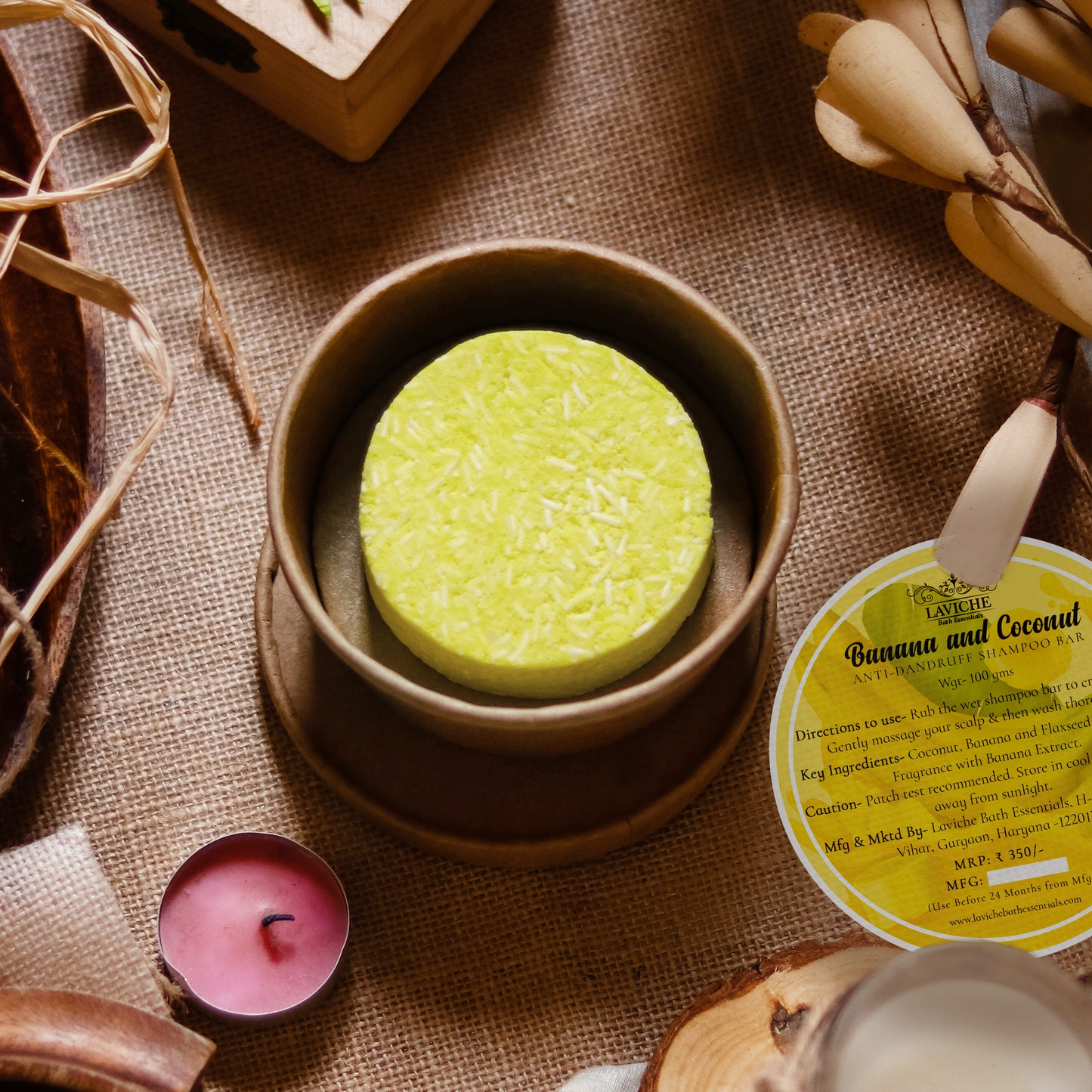 Best Banana and Coconut Shampoo Bar