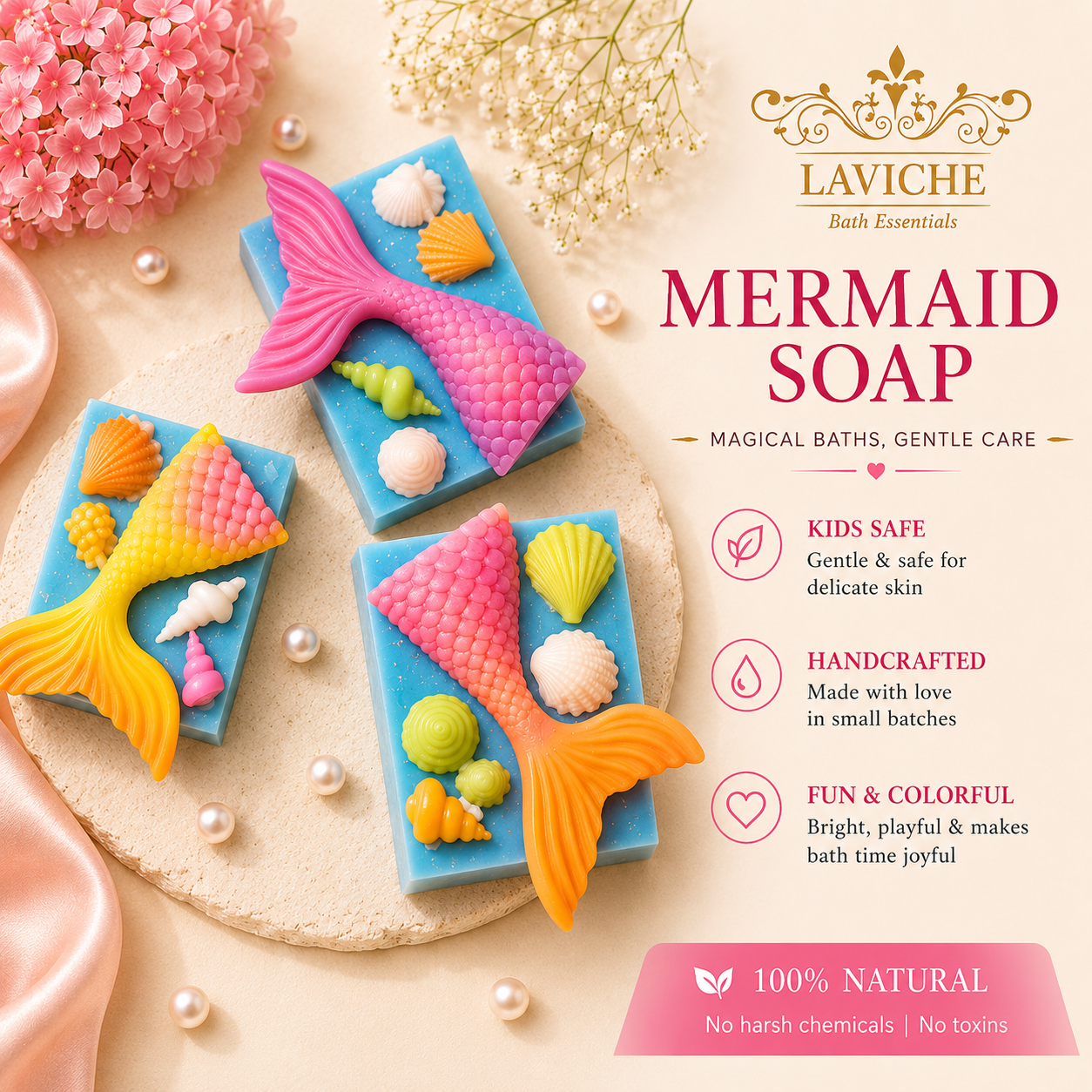 Mermaid soap