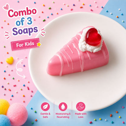 Combo of 3 Soaps For Kids - Handmade & Organic