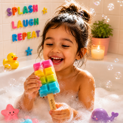Rainbow Popsicle Soap