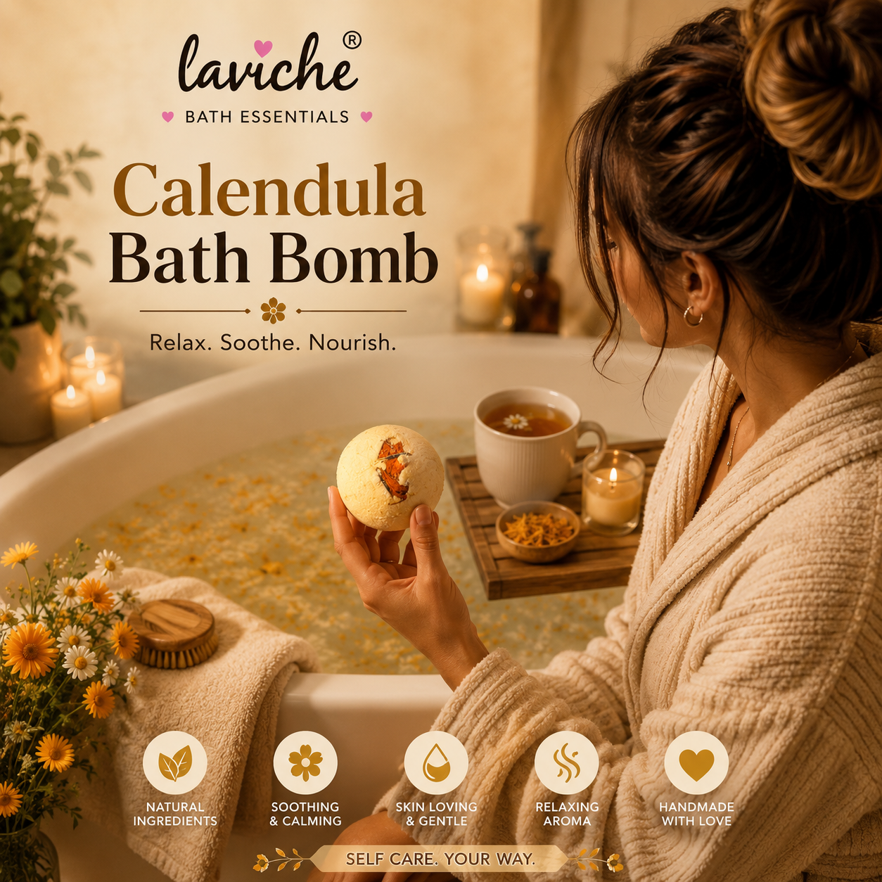 Calendula Bath Bomb