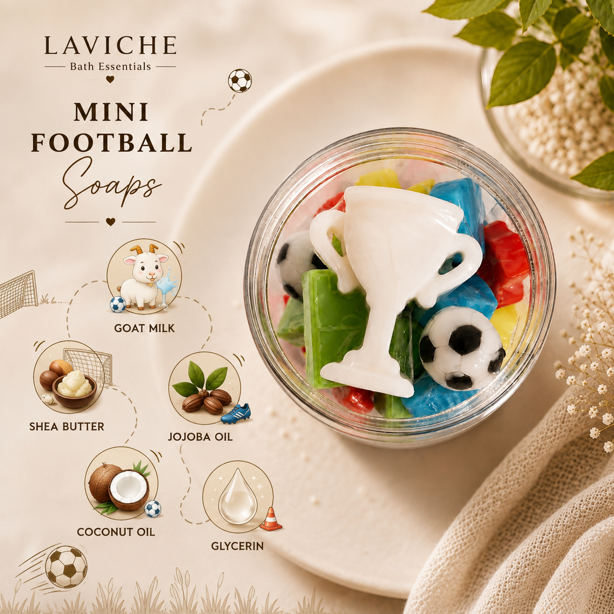 Mini Football Soap