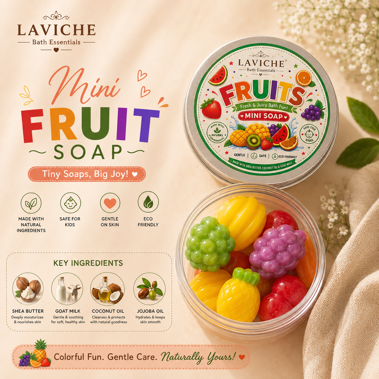 Mini Fruit Soap