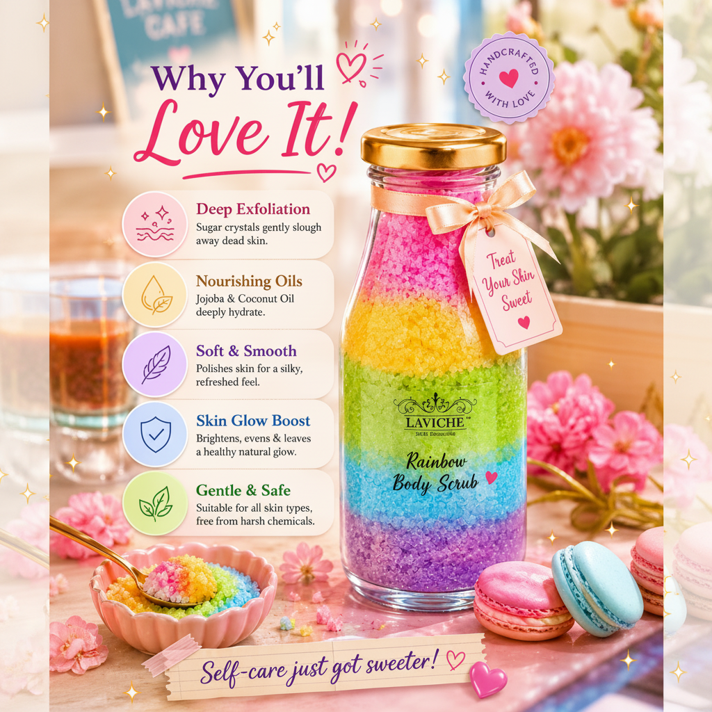 Rainbow Body Scrub