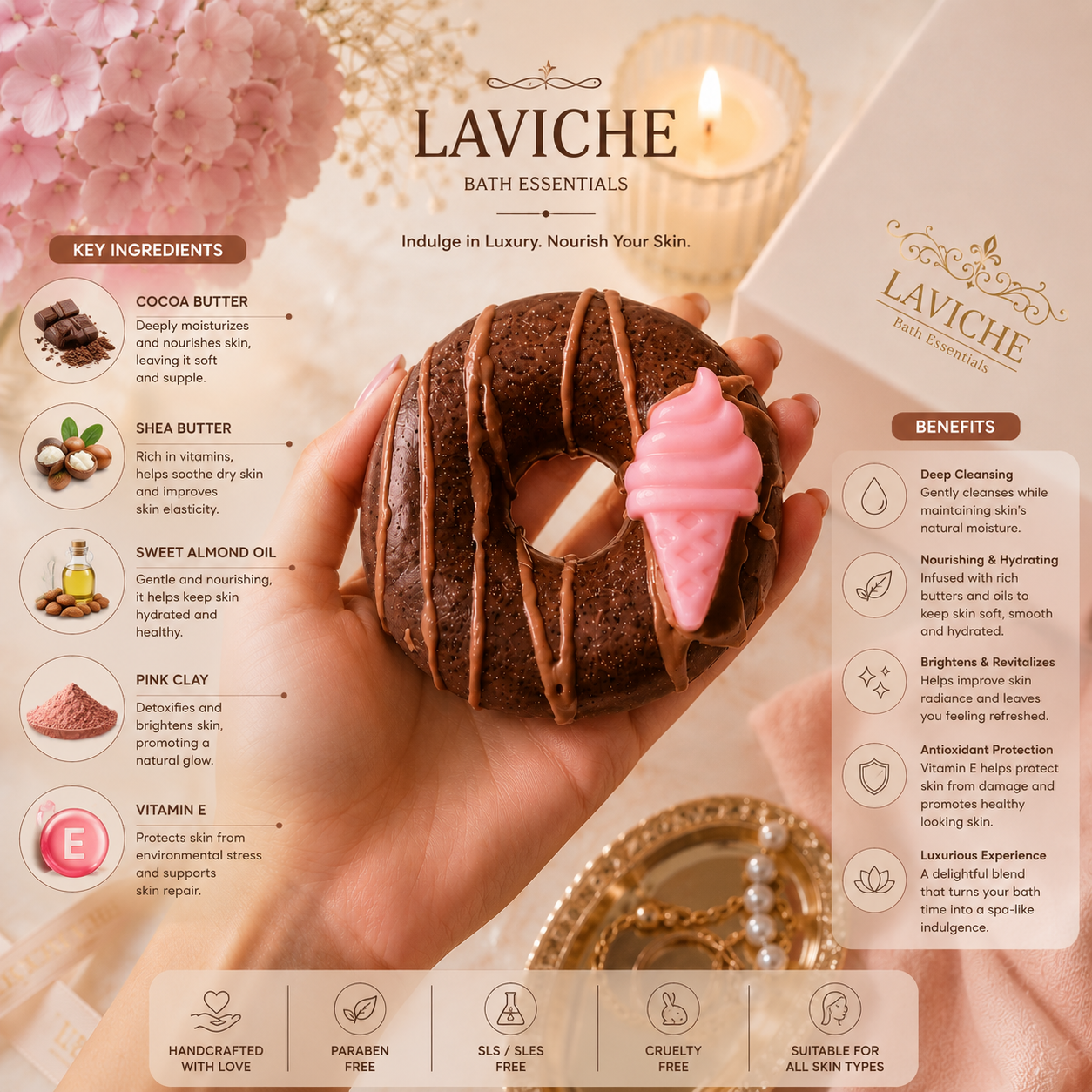 Chocolate Donut Soap