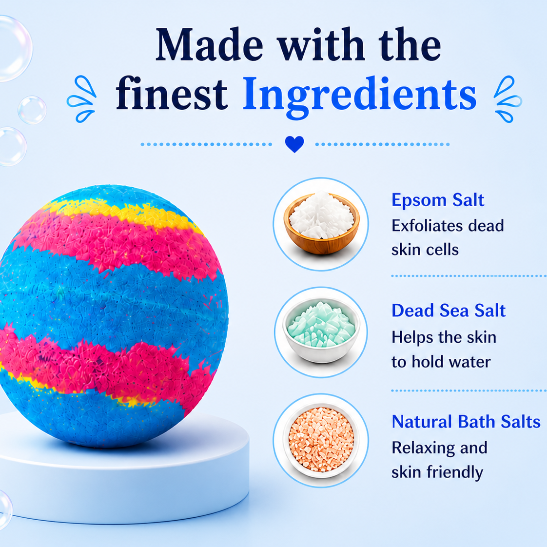 Surprise Bath Bomb (Blue)