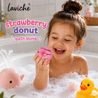 Strawberry Donut Bath Bomb
