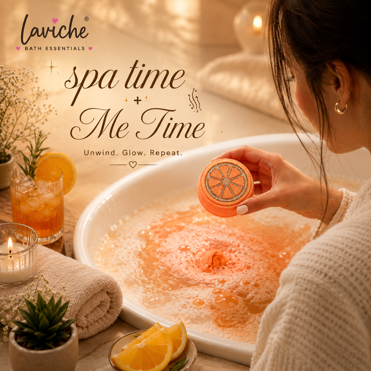 Orange Zest Bath Bomb