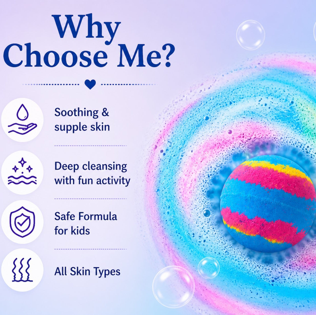 Surprise Bath Bomb (Blue)