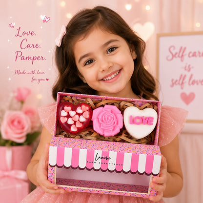 Heart Rose Soap Combo