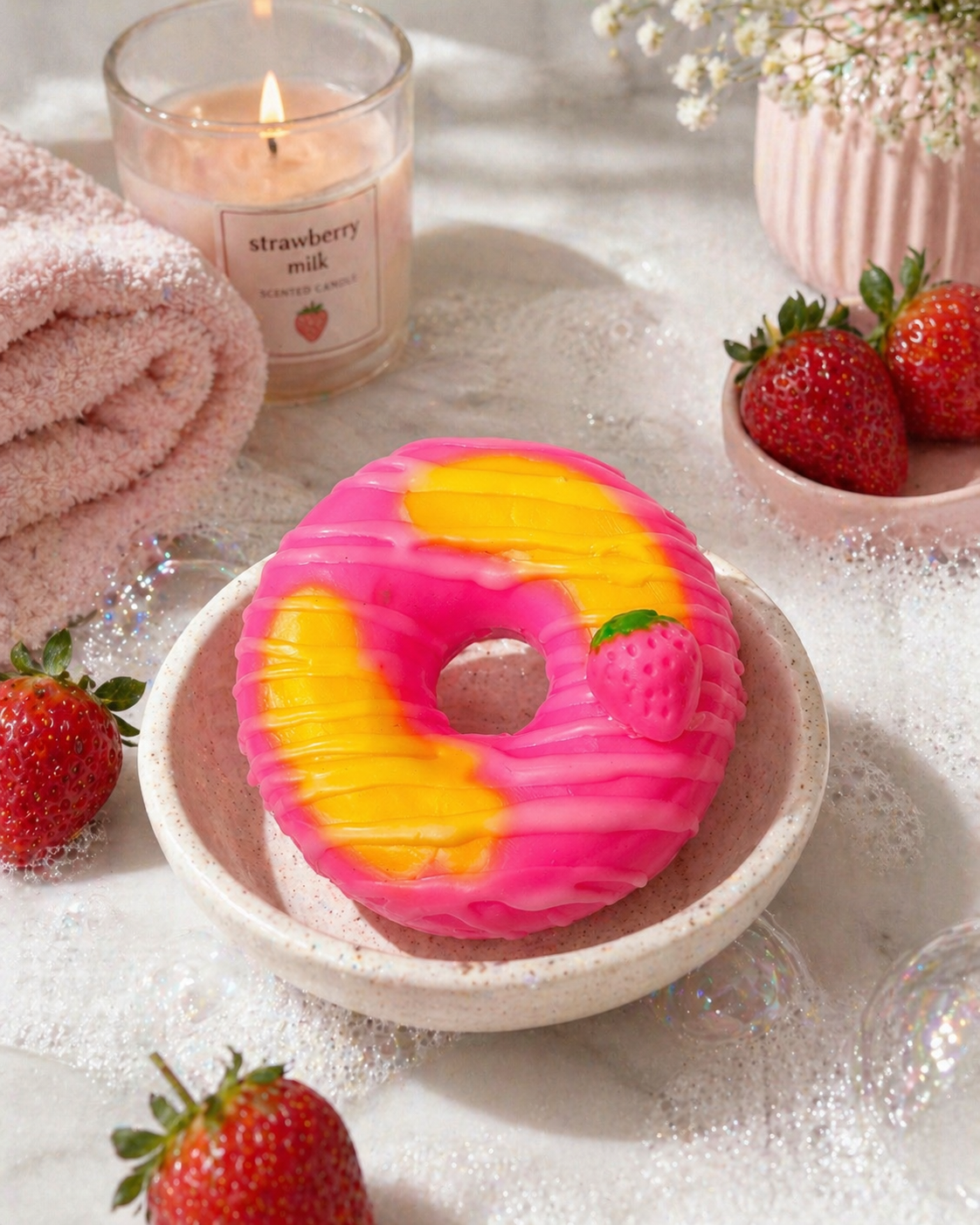 Strawberry Donut Soap