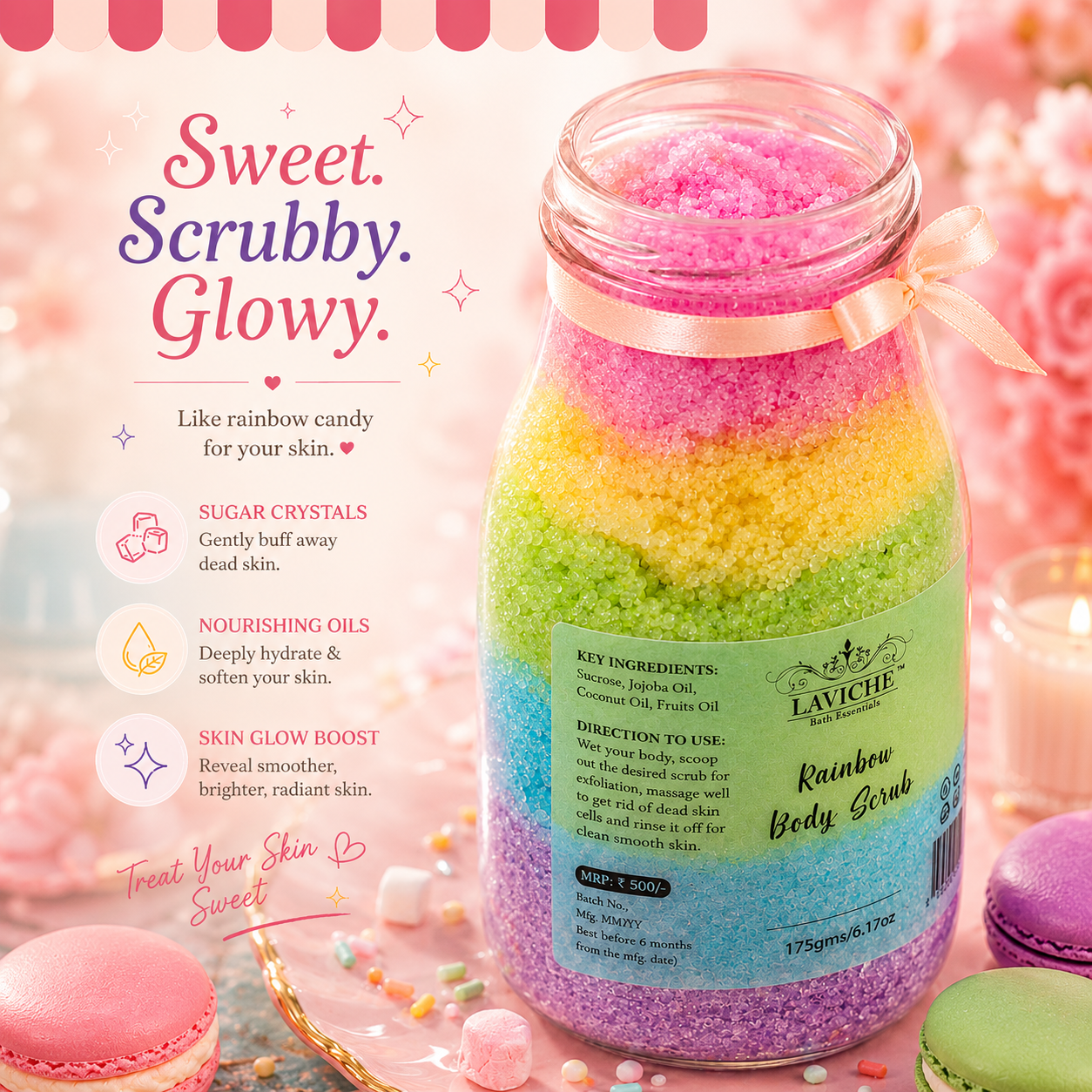 Rainbow Body Scrub