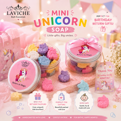 Mini Unicorn Soaps