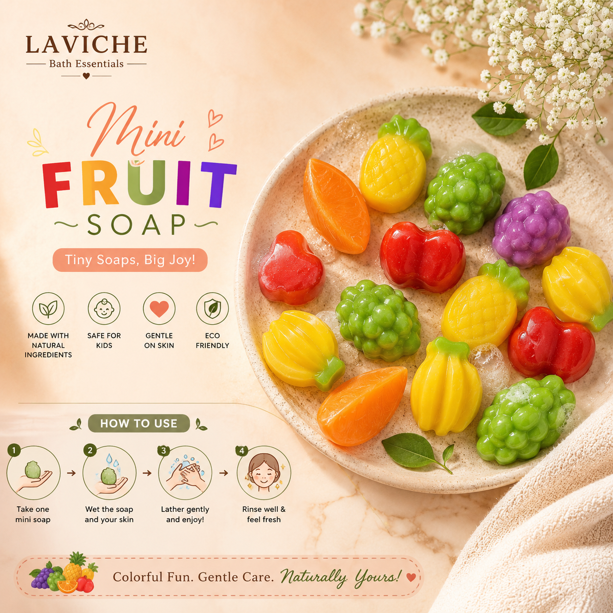 Mini Fruit Soap