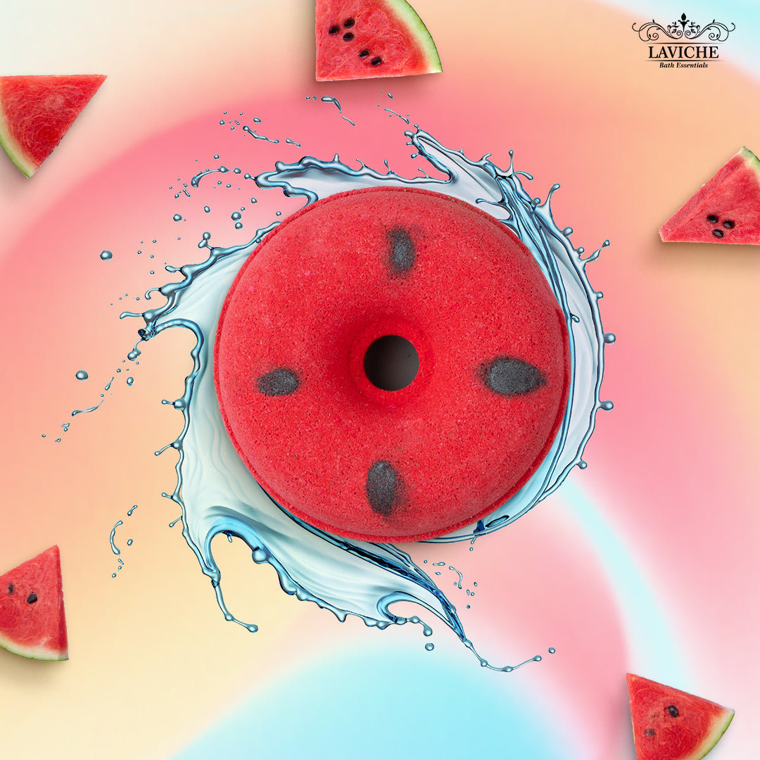 Watermelon Donut Bath Bomb