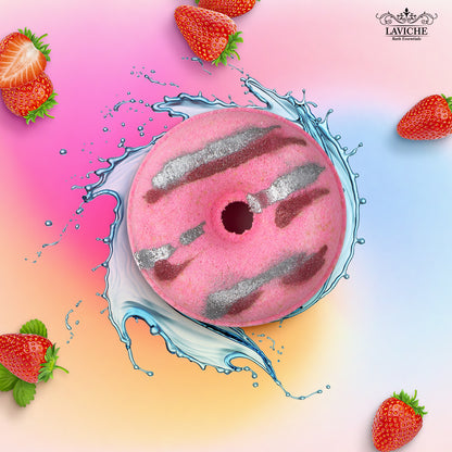 Strawberry Donut Bath Bomb