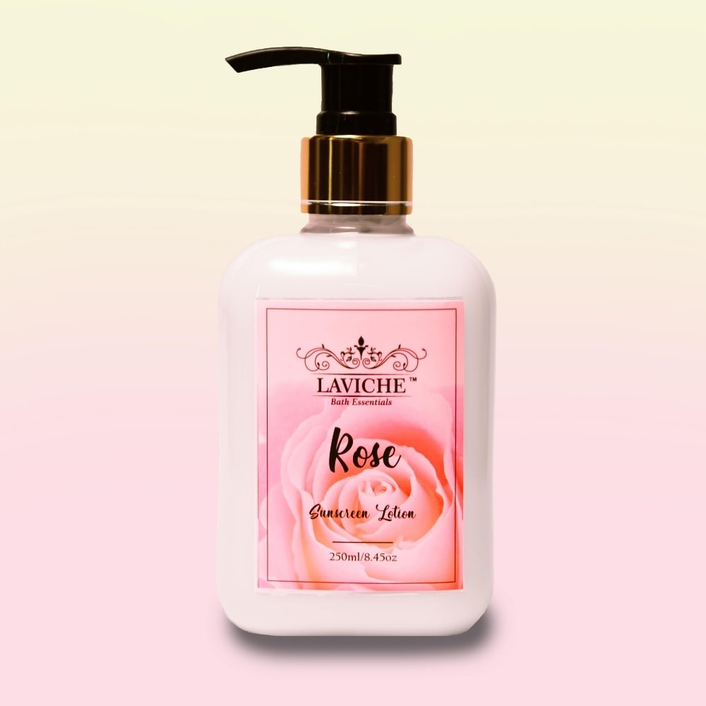 Rose Sunscreen Lotion