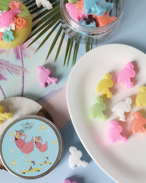 Mini Flamingo Soaps